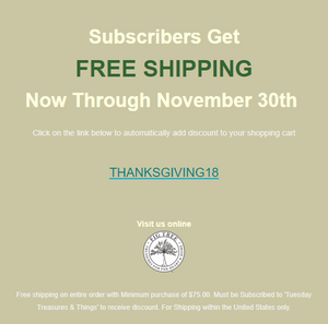 Get Exclusive Offers by Subscribing Today! Hurry, this one is almost over!