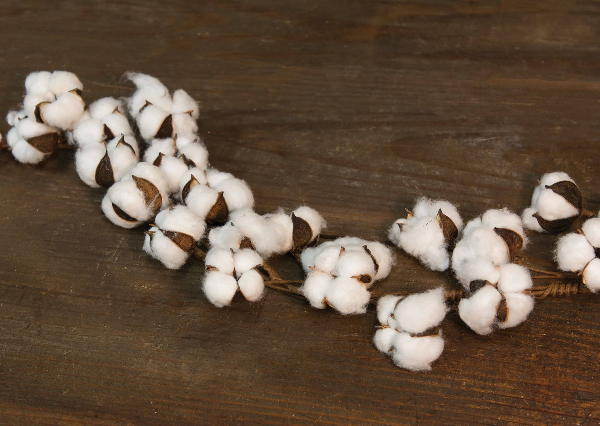 40" Cotton Ball Garland - FIG TREE ~Treasures for the Heart & Home~™