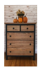 Two-Toned Black & Stained Dresser - FIG TREE ~Treasures for the Heart & Home~™
