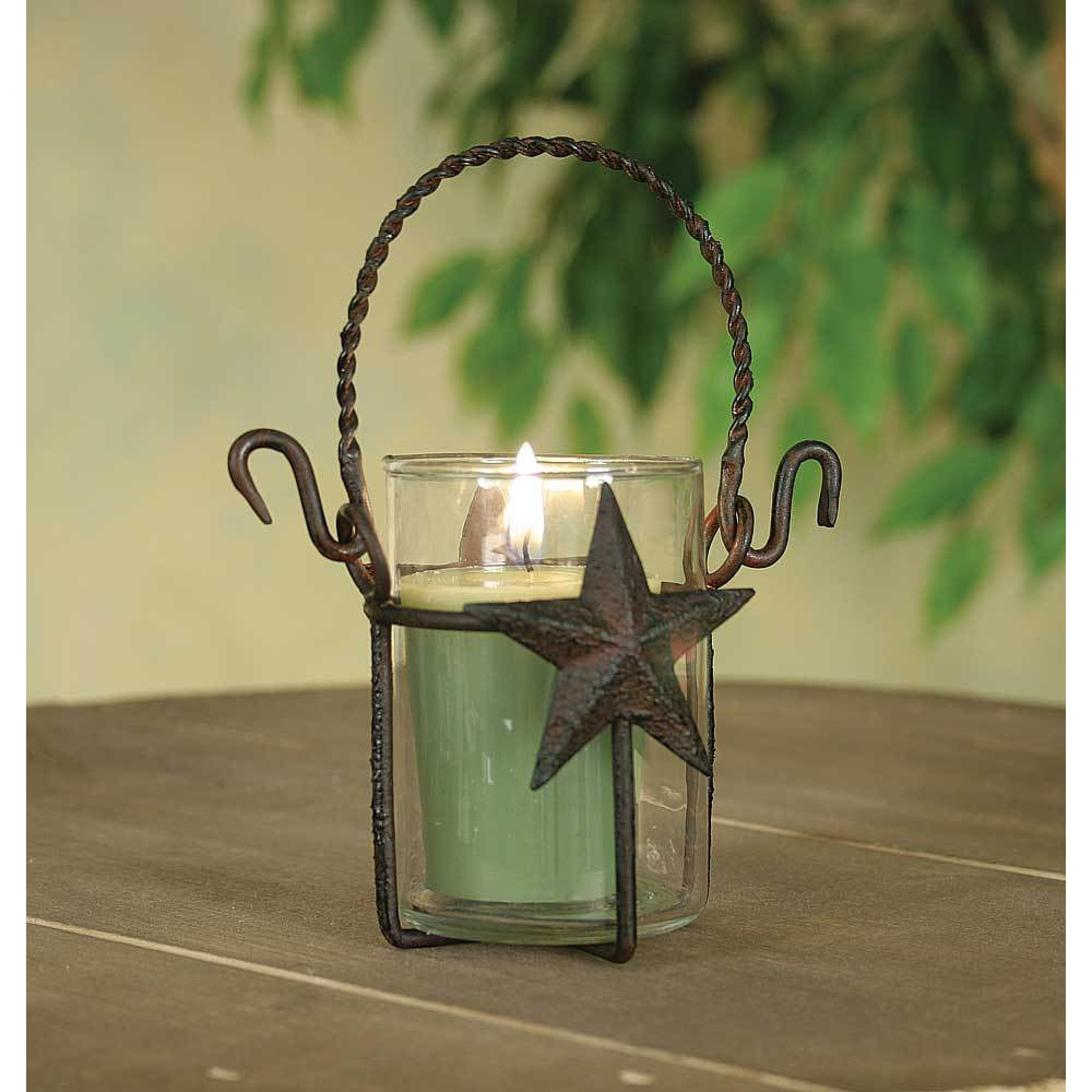 Rustic Star Votive Holder - FIG TREE ~Treasures for the Heart & Home~™