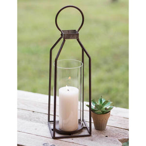 Large Greenville Pillar Candle Lantern - FIG TREE ~Treasures for the Heart & Home~™