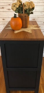 Two-Toned Black & Stained Dresser - FIG TREE ~Treasures for the Heart & Home~™