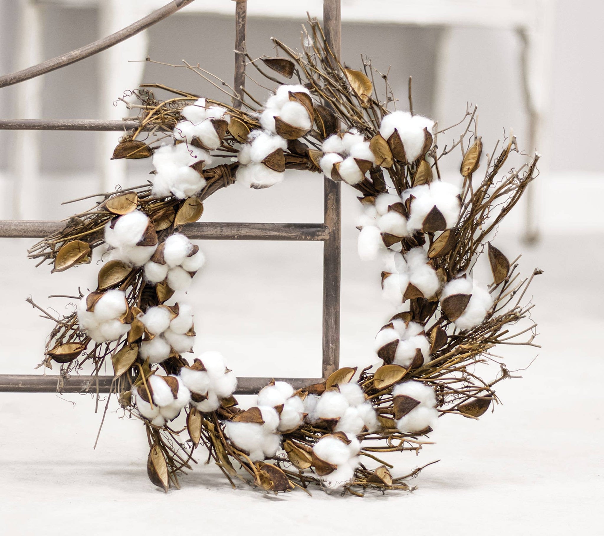 Cotton & Twig Wreath - FIG TREE ~Treasures for the Heart & Home~™