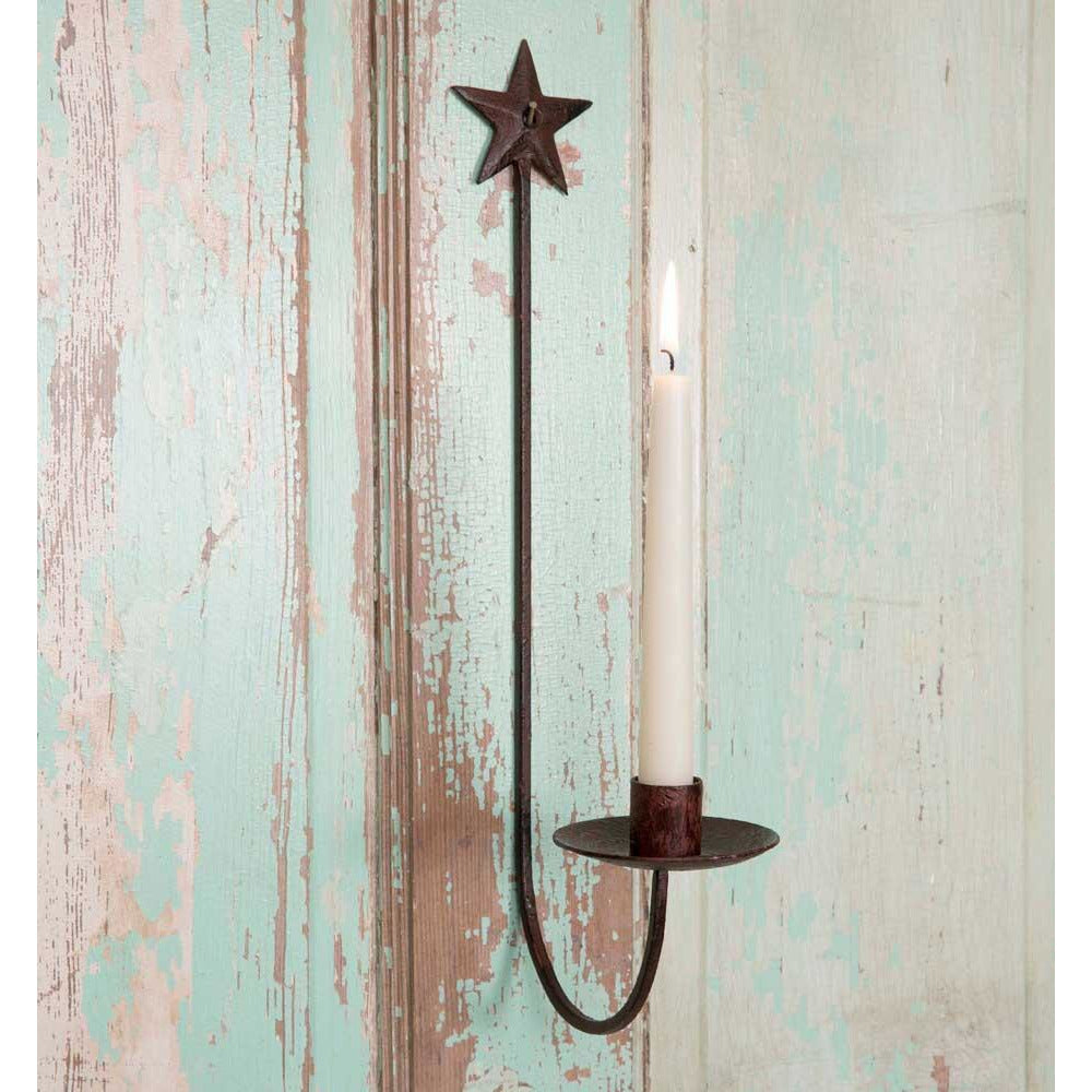 Rustic Star Wall Sconce - FIG TREE ~Treasures for the Heart & Home~™